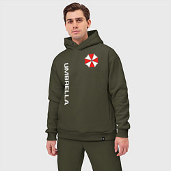 Мужской костюм оверсайз UMBRELLA CORP, цвет: хаки — фото 2