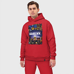 Мужской костюм оверсайз ROBLOX, цвет: красный — фото 2