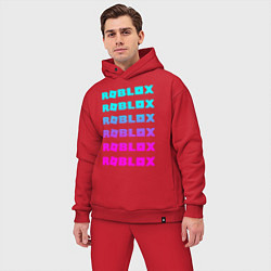 Мужской костюм оверсайз ROBLOX, цвет: красный — фото 2