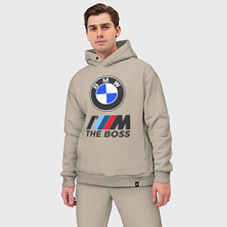 Мужской костюм оверсайз BMW BOSS, цвет: миндальный — фото 2