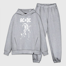 Мужской костюм оверсайз ACDC, цвет: меланж
