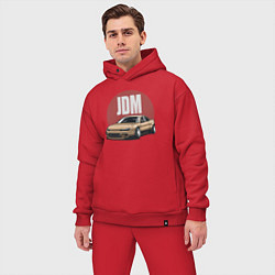 Мужской костюм оверсайз JDM, цвет: красный — фото 2