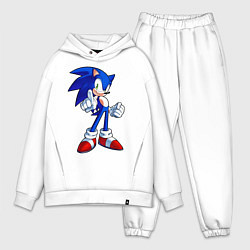 Мужской костюм оверсайз SONIC, цвет: белый