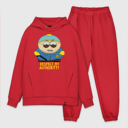 Мужской костюм оверсайз South Park, Эрик Картман, цвет: красный