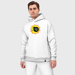 Мужской костюм оверсайз Serious Sam 4, цвет: белый — фото 2