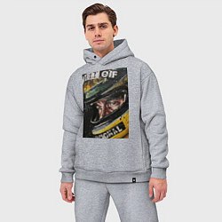 Мужской костюм оверсайз Айртон Сенна, цвет: меланж — фото 2