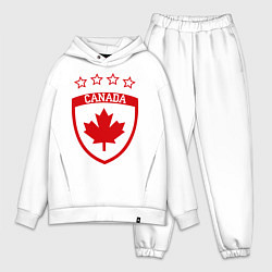 Мужской костюм оверсайз Canada: 4 Stars, цвет: белый