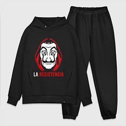 Мужской костюм оверсайз La Resistenicia, цвет: черный