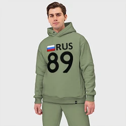 Мужской костюм оверсайз RUS 89, цвет: авокадо — фото 2