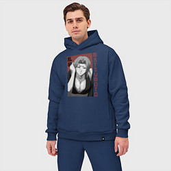 Мужской костюм оверсайз Рангику Мацумото, цвет: тёмно-синий — фото 2