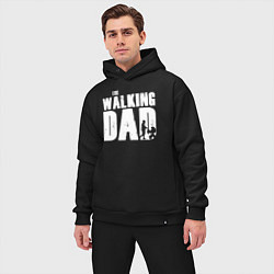 Мужской костюм оверсайз Лучший папа, цвет: черный — фото 2