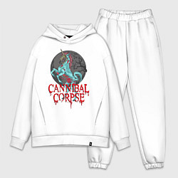 Мужской костюм оверсайз Cannibal Corpse Труп Каннибала Z, цвет: белый