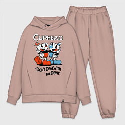 Мужской костюм оверсайз Cuphead, Dont deal with devil