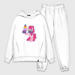 Мужской костюм оверсайз My Little Pony Pinkie Pie, цвет: белый