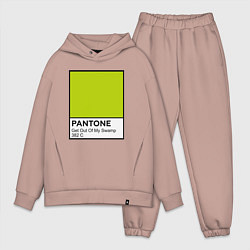 Мужской костюм оверсайз Shrek: Pantone Color, цвет: пыльно-розовый