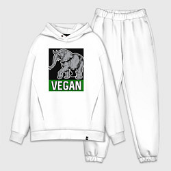 Мужской костюм оверсайз Vegan elephant