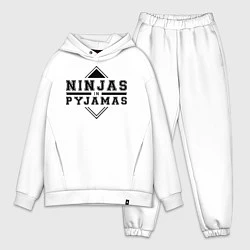 Мужской костюм оверсайз Ninjas In Pyjamas, цвет: белый