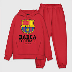 Мужской костюм оверсайз Barcelona Football Club, цвет: красный