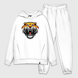Мужской костюм оверсайз Power Tiger, цвет: белый