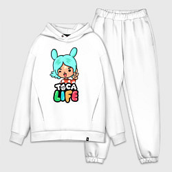 Мужской костюм оверсайз Toca Life, цвет: белый