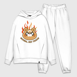 Мужской костюм оверсайз Guoba Get Them, цвет: белый