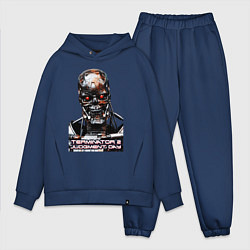 Мужской костюм оверсайз Terminator T-800, цвет: тёмно-синий