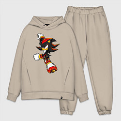 Мужской костюм оверсайз SonicSW, цвет: миндальный