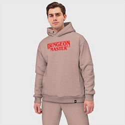 Мужской костюм оверсайз DUNGEON MASTER ГАЧИМУЧИ, цвет: пыльно-розовый — фото 2