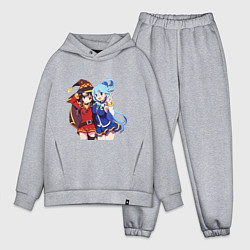 Мужской костюм оверсайз Aqua Meg, цвет: меланж