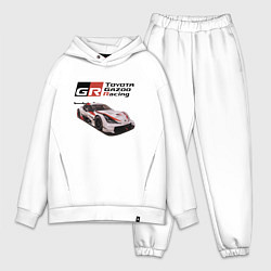 Мужской костюм оверсайз Toyota Gazoo Racing Team, Finland, цвет: белый
