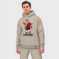 Мужской костюм оверсайз ДЕД МОРОZZ, цвет: миндальный — фото 2