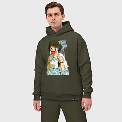 Мужской костюм оверсайз Angry princess, цвет: хаки — фото 2