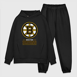 Мужской костюм оверсайз Boston Bruins , Бостон Брюинз, цвет: черный