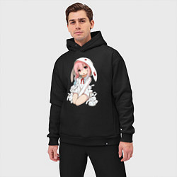 Мужской костюм оверсайз Furry anime, цвет: черный — фото 2