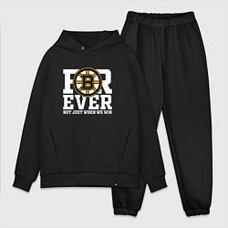 Мужской костюм оверсайз FOREVER NOT JUST WHEN WE WIN, Boston Bruins, Босто, цвет: черный