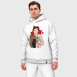 Мужской костюм оверсайз Dexter Art, цвет: белый — фото 2