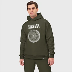 Мужской костюм оверсайз Nirvana Нирвана Круги ада, цвет: хаки — фото 2