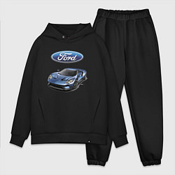 Мужской костюм оверсайз Ford - legendary racing team!, цвет: черный