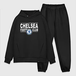 Мужской костюм оверсайз Chelsea Football Club Челси, цвет: черный
