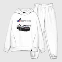 Мужской костюм оверсайз BMW Motorsport M Power Racing Team, цвет: белый