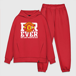 Мужской костюм оверсайз Manchester United FOREVER NOT JUST WHEN WE WIN, цвет: красный