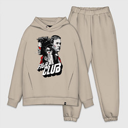 Мужской костюм оверсайз SOAP CLUB, цвет: миндальный