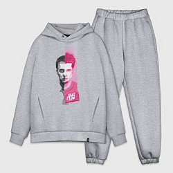 Мужской костюм оверсайз Fight CluВ, цвет: меланж