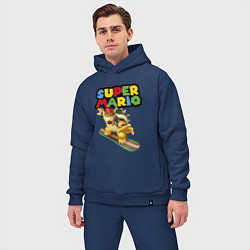 Мужской костюм оверсайз Bowser Super Mario Nintendo, цвет: тёмно-синий — фото 2