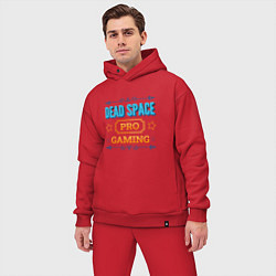 Мужской костюм оверсайз Dead Space PRO Gaming, цвет: красный — фото 2