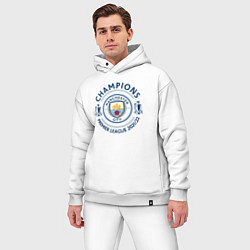 Мужской костюм оверсайз Manchester City Champions 20212022 цвета белый — фото 2