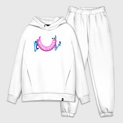 Мужской костюм оверсайз Long Wobble Dog, цвет: белый