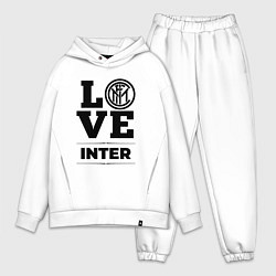 Мужской костюм оверсайз Inter Love Классика, цвет: белый