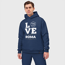 Мужской костюм оверсайз Roma Love Classic, цвет: тёмно-синий — фото 2