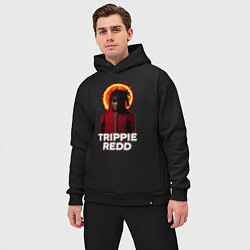 Мужской костюм оверсайз TRIPPIE REDD 1400, цвет: черный — фото 2